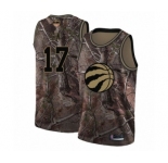 Men's Toronto Raptors #17 Jeremy Lin Swingman Camo Realtree Collection 2019 Basketball Finals Bound Jersey