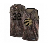 Men's Toronto Raptors #32 KJ McDaniels Swingman Camo Realtree Collection 2019 Basketball Finals Bound Jersey
