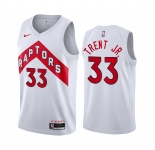 Mens Toronto Raptors #33 Gary Trent Jr. White Association Edition Jersey