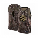 Men's Toronto Raptors #4 Rondae Hollis-Jefferson Swingman Camo Realtree Collection Basketball Jersey