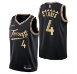 Men's Toronto Raptors #4 Scottie Barnes City Edition Black Jersey