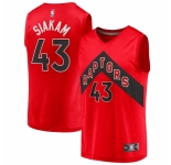Men's Toronto Raptors #43 Pascal Siakam Fanatics Branded Red 2020-21 Fast Break Replica Player Jersey