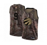 Men's Toronto Raptors #9 Serge Ibaka Swingman Camo Realtree Collection 2019 Basketball Finals Bound Jersey