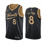 Nike Raptors #8 Malachi Flynn Black NBA Swingman 2020-21 City Edition Jersey