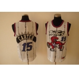 nba toronto raptors #15 carter white(fans edition)