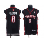 nba toronto raptors #8 jose calderon black