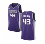 Men's Nike Sacramento Kings #43 Anthony Tolliver Swingman Purple Road NBA Jersey - Icon Edition
