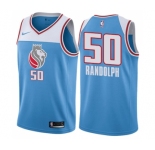 Men's Nike Sacramento Kings #50 Zach Randolph Swingman Blue NBA Jersey - City Edition