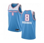Men's Nike Sacramento Kings #8 Bogdan Bogdanovic Swingman Blue NBA Jersey - 2018-19 City Edition