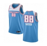 Men's Nike Sacramento Kings #88 Nemanja Bjelica Swingman Blue NBA Jersey - 2018-19 City Edition