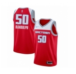 Men's Sacramento Kings #50 Zach Randolph Swingman Red Basketball Jersey 2019-20 City Edition