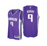 Sacramento Kings #9 Rajon Rondo 2016-17 Seasons Purple Road New Swingman Jersey