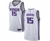 Youth Nike Sacramento Kings #15 DeMarcus Cousins Swingman White NBA Jersey - Association Edition