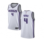 Youth Nike Sacramento Kings #4 Chris Webber Authentic White NBA Jersey - Association Edition
