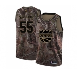 Youth Nike Sacramento Kings #55 Jason Williams Swingman Camo Realtree Collection NBA Jersey