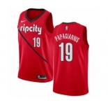 Men's Nike Portland Trail Blazers #19 Georgios Papagiannis Red Swingman Jersey - Earned Edition
