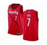 Men's Nike Portland Trail Blazers #7 Brandon Roy Red Swingman Jersey - Earned Edition