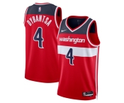 Men's Washington Wizards #4 AJ Dybantsa Nike Red 2026 NBA Draft Swingman Icon Edition Jersey