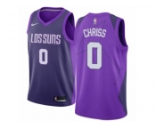 Men Nike Phoenix Suns #0 Marquese Chriss Authentic Purple NBA Jersey - City Edition