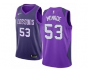 Men Nike Phoenix Suns #13 Steve Nash Authentic Purple NBA Jersey - City Edition