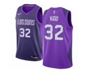 Men Nike Phoenix Suns #32 Jason Kidd Authentic Purple NBA Jersey - City Edition