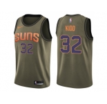 Men Nike Phoenix Suns #32 Jason Kidd Green Salute to Service NBA Swingman Jersey