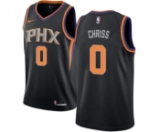 Men's Nike Phoenix Suns #0 Marquese Chriss Swingman Black Alternate NBA Jersey Statement Edition