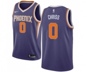Men's Nike Phoenix Suns #0 Marquese Chriss Swingman Purple Road NBA Jersey - Icon Edition