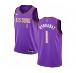 Men's Nike Phoenix Suns #1 Penny Hardaway Swingman Purple NBA Jersey - 2018-19 City Edition