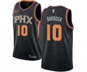 Men's Nike Phoenix Suns #10 Leandro Barbosa Authentic Black Alternate NBA Jersey Statement Edition