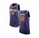 Men's Phoenix Suns #10 Ty Jerome Authentic Purple Basketball Jersey - Icon Edition
