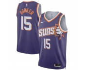 Men's Phoenix Suns #15 Devin Booker Purple 2026 Icon Edition Stitched Basketball Jersey
