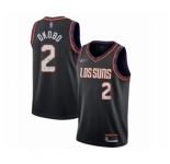 Men's Phoenix Suns #2 Elie Okobo Swingman Black Basketball Jersey 2019-20 City Edition