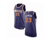 Men's Phoenix Suns #23 Cameron Johnson Authentic Purple Basketball Jersey - Icon Edition