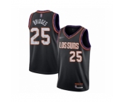 Men's Phoenix Suns #25 Mikal Bridges Swingman Black Basketball Jersey 2019-20 City Edition