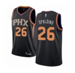 Men's Phoenix Suns #26 Ray Spalding Authentic Black Basketball Jersey Statement Edition