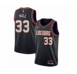 Men's Phoenix Suns #33 Grant Hill Swingman Black Basketball Jersey 2019-20 City Edition