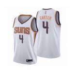 Men's Phoenix Suns #4 Jevon Carter Authentic White Basketball Jersey - Association Edition