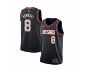 Men's Phoenix Suns #8 Frank Kaminsky Swingman Black Basketball Jersey 2019-20 City Edition