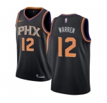 Women's Nike Phoenix Suns #12 T.J. Warren Authentic Black Alternate NBA Jersey Statement Edition
