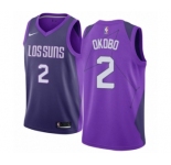 Women's Nike Phoenix Suns #2 Elie Okobo Swingman Purple NBA Jersey - City Edition