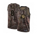 Women's Nike Phoenix Suns #8 George King Swingman Camo Realtree Collection NBA Jersey