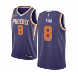Women's Nike Phoenix Suns #8 George King Swingman Purple NBA Jersey - Icon Edition