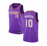 Youth Nike Phoenix Suns #10 Leandro Barbosa Swingman Purple NBA Jersey - 2018-19 City Edition