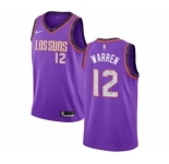 Youth Nike Phoenix Suns #12 T.J. Warren Swingman Purple NBA Jersey - 2018-19 City Edition