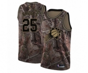 Youth Nike Phoenix Suns #25 Mikal Bridges Swingman Camo Realtree Collection NBA Jersey