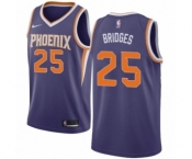 Youth Nike Phoenix Suns #25 Mikal Bridges Swingman Purple NBA Jersey - Icon Edition