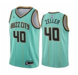 Nike Hornets #40 Cody Zeller Mint Green NBA Swingman 2020-21 City Edition Jersey