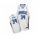 Men's Adidas Orlando Magic #34 Jeff Green Swingman White Home NBA Jersey