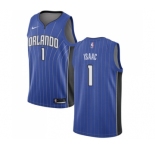 Men's Nike Orlando Magic #1 Jonathan Isaac Swingman Royal Blue Road NBA Jersey - Icon Edition